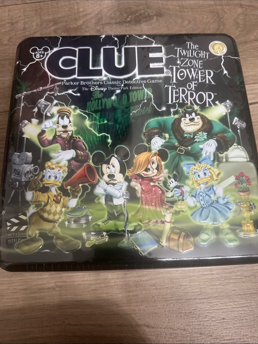 CLUE The Twilight Zone Tower of Terror Disney game.  Theme Park Edition. NWT